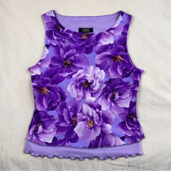 Y2K Digital Print Top - Picture 1 of 3